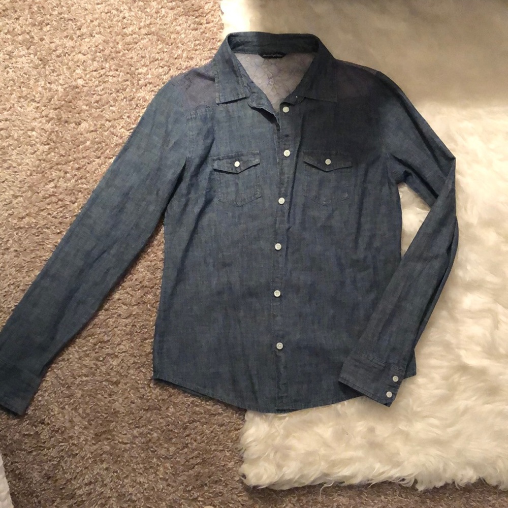 American Eagle denim shirt